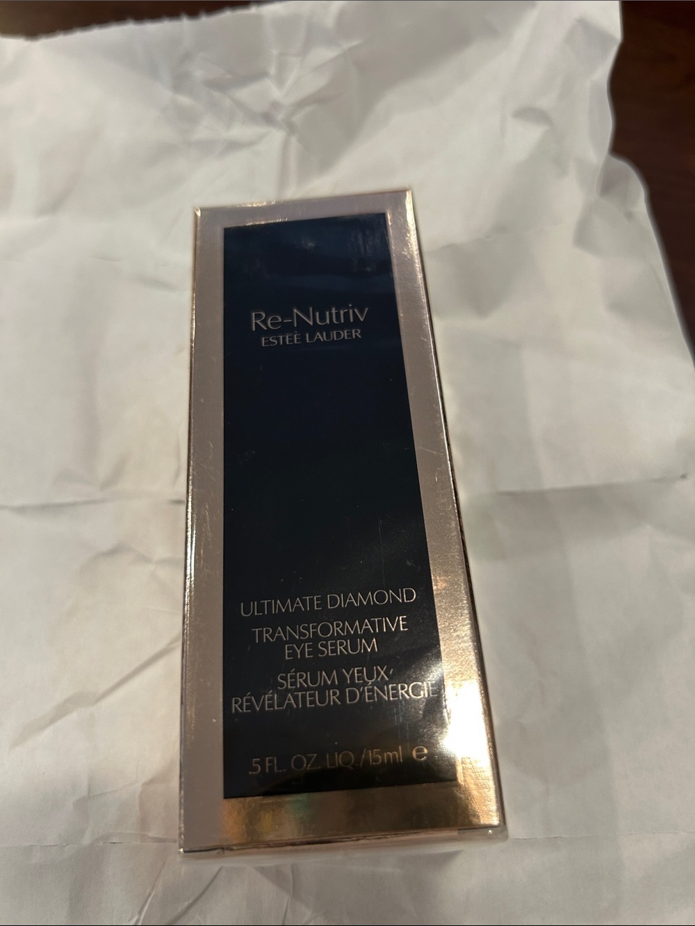 Estee Lauder Re-Nutriv Ultimate Diamond Transformative Eye Serum - Navy & Gold